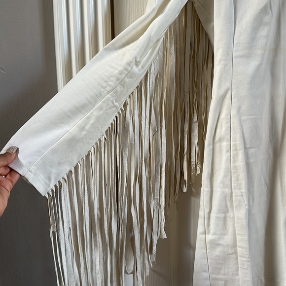 Rodeo Dress with fringe sleeves. Size small - Picture 5 of 11